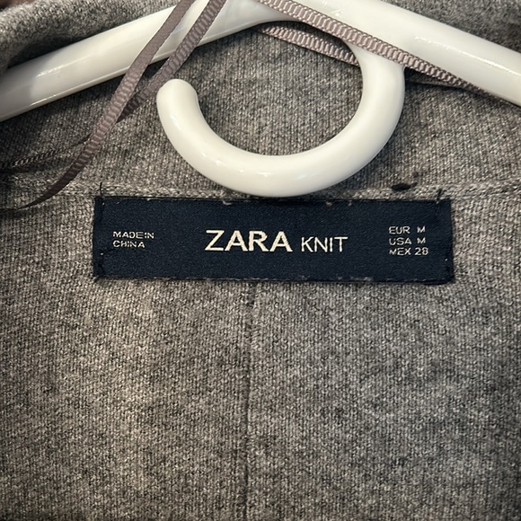 Zara Knit Sweater/Trench - Medium - Picture 3 of 5